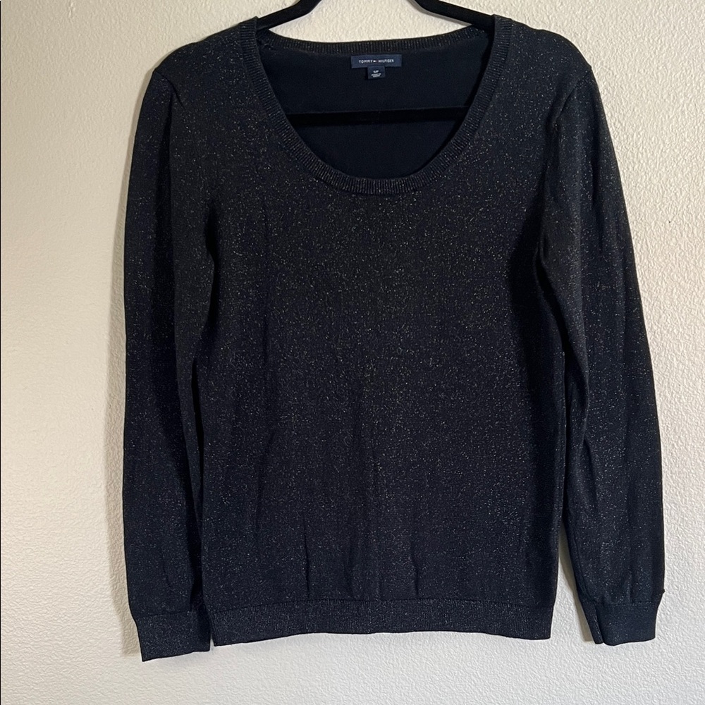 Tommy Hilfiger Black Glitter Sweater